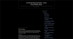 Desktop Screenshot of cpu-hypertransport.blogspot.com