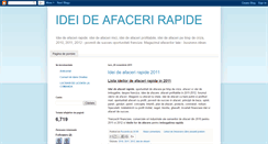 Desktop Screenshot of afacerirapide.blogspot.com
