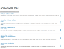 Tablet Screenshot of animaniacos-chile.blogspot.com