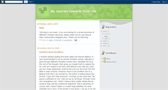 Desktop Screenshot of myjourneytowardstruelife.blogspot.com