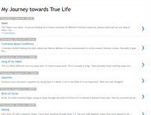 Tablet Screenshot of myjourneytowardstruelife.blogspot.com