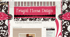 Desktop Screenshot of frugal-home-design.blogspot.com