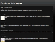 Tablet Screenshot of funciondelalengua.blogspot.com