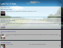 Tablet Screenshot of late4adate.blogspot.com