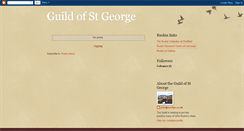 Desktop Screenshot of guildofstgeorge.blogspot.com