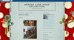 Desktop Screenshot of mercerlanehomecollection.blogspot.com
