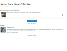 Tablet Screenshot of mercerlanehomecollection.blogspot.com