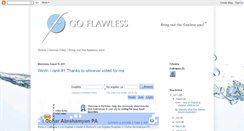 Desktop Screenshot of goflawless.blogspot.com