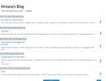 Tablet Screenshot of niniane.blogspot.com