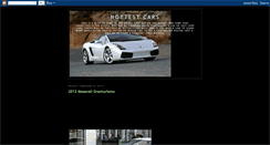 Desktop Screenshot of hottestcarsaround.blogspot.com