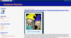Desktop Screenshot of myspacemutants.blogspot.com