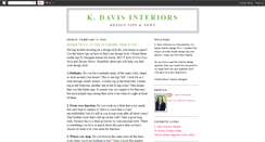 Desktop Screenshot of kdavisinteriors.blogspot.com