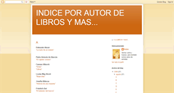 Desktop Screenshot of indice-robin-libros.blogspot.com
