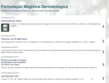 Tablet Screenshot of formulacaomagistraldermatologica.blogspot.com