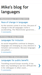 Mobile Screenshot of mikesblogforlanguages.blogspot.com