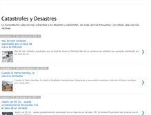 Tablet Screenshot of catastrofes-desastres.blogspot.com