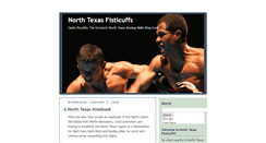 Desktop Screenshot of northtexasfisticuffs.blogspot.com