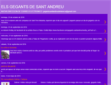 Tablet Screenshot of gegantssantandreu.blogspot.com