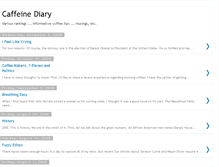 Tablet Screenshot of caffeine-diary.blogspot.com