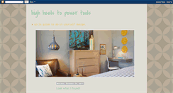 Desktop Screenshot of highheelstopowertools.blogspot.com