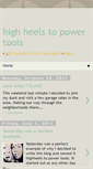 Mobile Screenshot of highheelstopowertools.blogspot.com