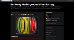 Desktop Screenshot of berkeleyundergroundfilms.blogspot.com