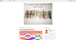 Desktop Screenshot of notonpopswatch.blogspot.com