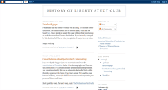 Desktop Screenshot of libertystudyclub.blogspot.com