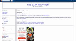 Desktop Screenshot of dataprovider.blogspot.com