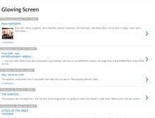 Tablet Screenshot of glowingscreen.blogspot.com