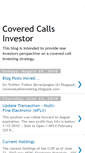 Mobile Screenshot of coveredcallsinvestor.blogspot.com