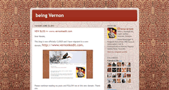 Desktop Screenshot of beingvernon.blogspot.com