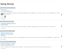 Tablet Screenshot of beingvernon.blogspot.com