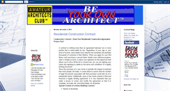 Desktop Screenshot of beyourownarchitect.blogspot.com