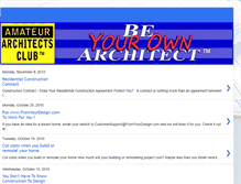 Tablet Screenshot of beyourownarchitect.blogspot.com