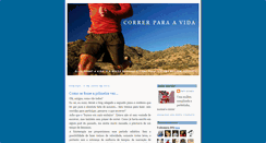 Desktop Screenshot of correrparavida.blogspot.com