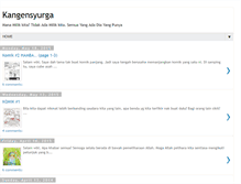 Tablet Screenshot of kangensyurga.blogspot.com