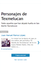 Mobile Screenshot of personajes-texmelucan.blogspot.com