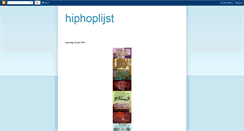 Desktop Screenshot of hiphoplijst.blogspot.com