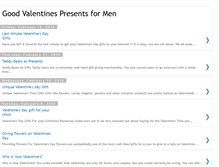 Tablet Screenshot of good-valentines-presents-for-men.blogspot.com