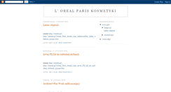 Desktop Screenshot of loreal-paris-kosmetyki.blogspot.com
