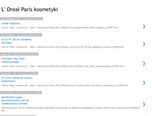 Tablet Screenshot of loreal-paris-kosmetyki.blogspot.com