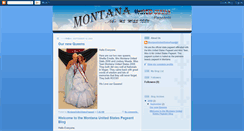 Desktop Screenshot of mtunitedstatespageant.blogspot.com