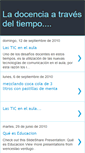 Mobile Screenshot of ladocenciayeltiempo.blogspot.com