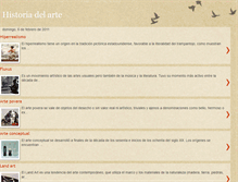 Tablet Screenshot of historiadelarteee.blogspot.com