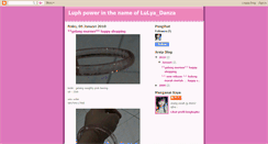 Desktop Screenshot of lulyadanza.blogspot.com