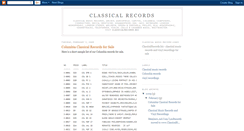 Desktop Screenshot of classicalrecords.blogspot.com