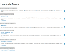 Tablet Screenshot of hanna-da-banana.blogspot.com