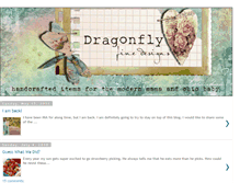 Tablet Screenshot of dragonflyfinedesigns.blogspot.com