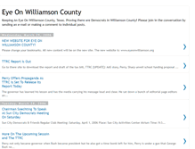 Tablet Screenshot of eyeonwilliamson.blogspot.com